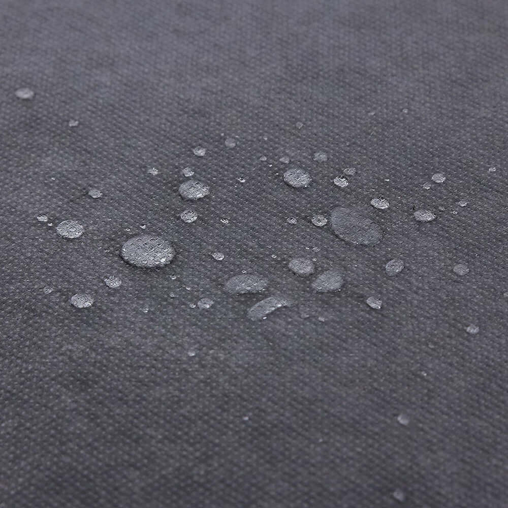 Clothes Closet Wardrobe Storage Organizer Non-Woven and Easy showing water droplets on the fabric surface.