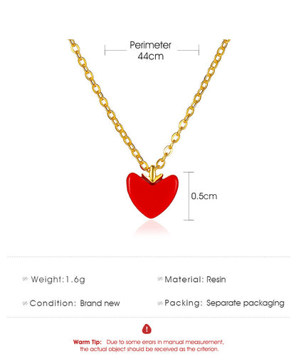 Red Love Necklace Vitality GirlWild Little