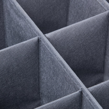 Vevor Sturdy Under Bed Shoe Storage Organizer, Adjustable Dividers Fit 16 Compartments, Shoe Storage Organizer For Closet Organization With Clear Cover, Shoe Rack & Basket, For Closet, Entryway, Trunk