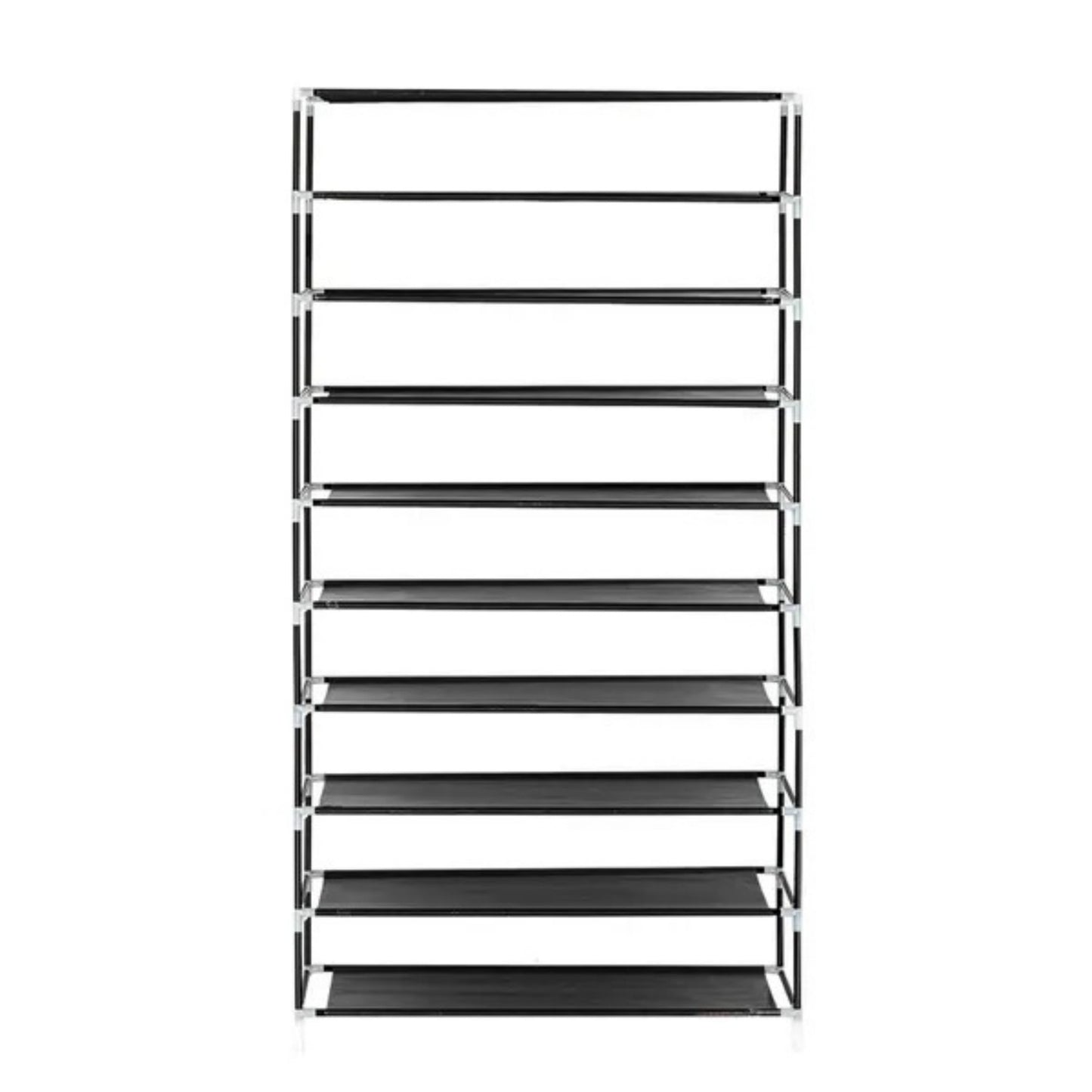 10 Tiers Shoe Rack With Dustproof Cover Closet Shoe Storage Cabinet Organizer RT