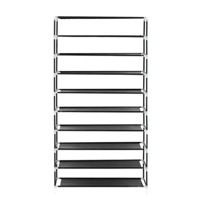 10 Tiers Shoe Rack With Dustproof Cover Closet Shoe Storage Cabinet Organizer RT