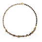 Tigereye Gravel Bronze Glow Ball Bracelet